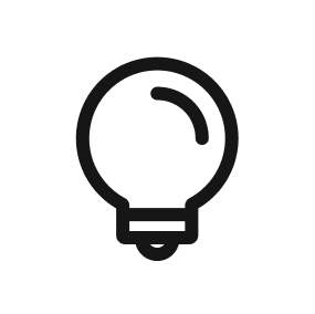 lightbulb icon